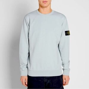 STONE ISLAND GARMENT DYED FLEECE CREW SWEAT